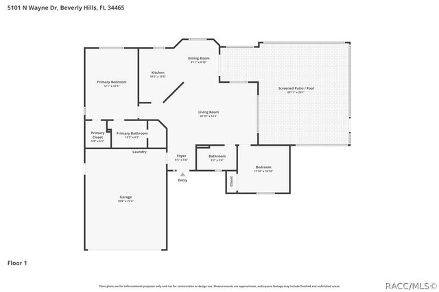 5101 N Wayne Drive, Beverly Hills, FL 34465