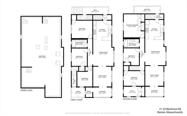 21-23 Westmore Road, Boston, MA 02126