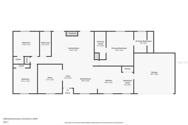 12004 COLONIAL ESTATES LANE, Riverview, FL 33579