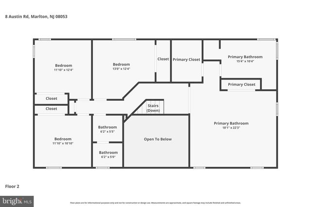 8 AUSTIN RD, Marlton, NJ 08053