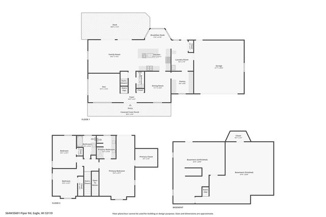 S64W35601 Piper ROAD, Eagle, WI 53119