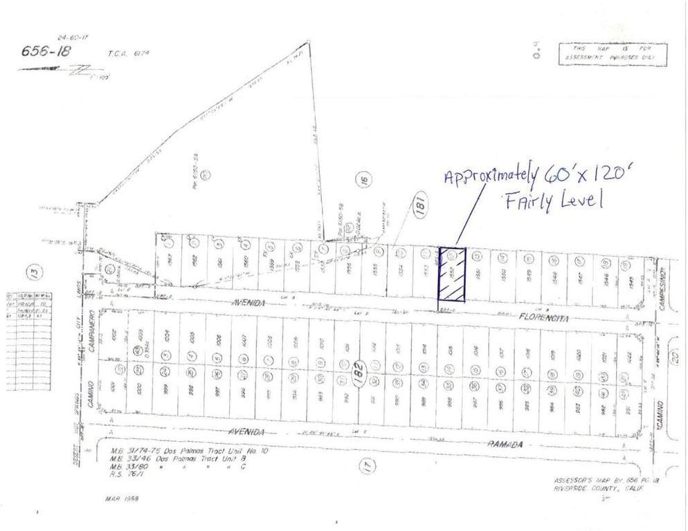 Image 1 of property listing at Lot 1552 Avenida Florencita, Desert Hot Springs, CA 92240