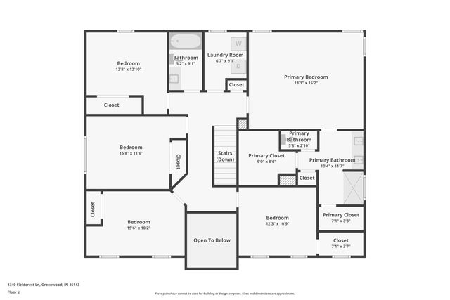 1340 Fieldcrest Lane, Greenwood, IN 46143