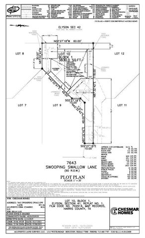 7643 Swooping Swallow Lane, Katy, TX 77493