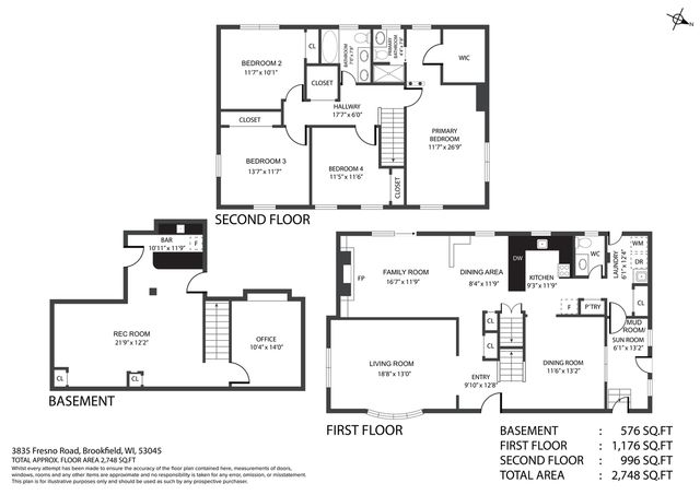 3835 Fresno ROAD, Brookfield, WI 53045