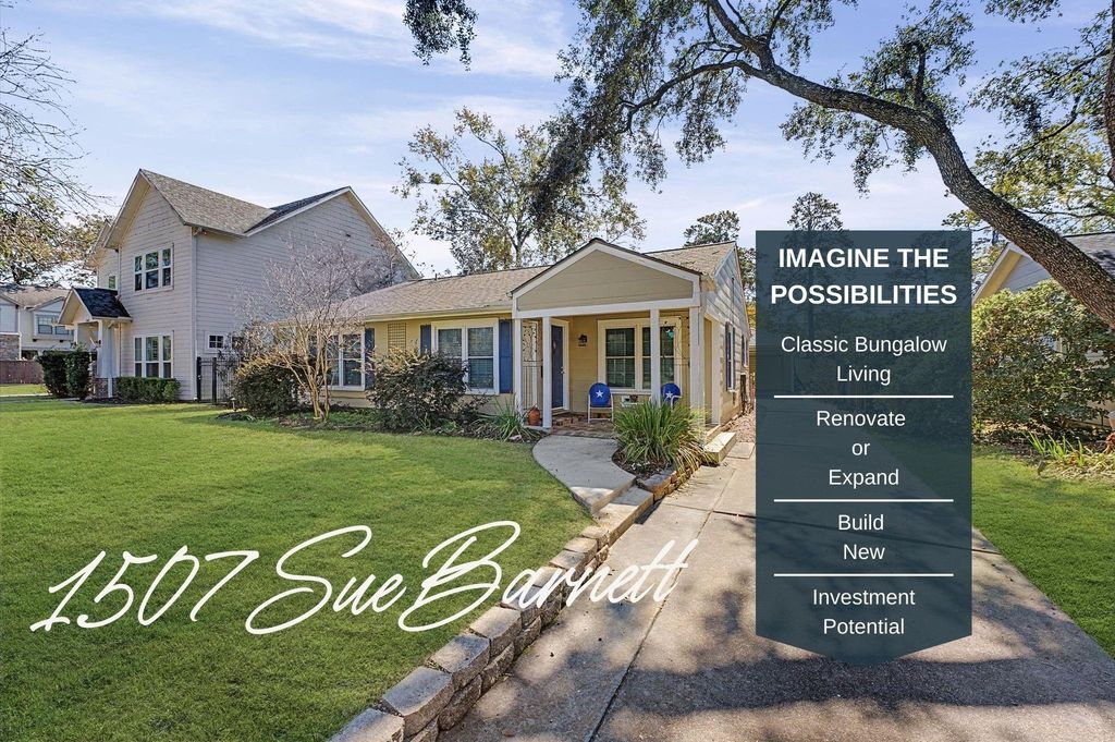 1507 Sue Barnett Drive, Houston, TX 77018
