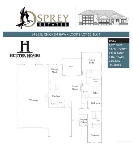 6988 E Chicken Hawk Loop, Nampa, ID 83686