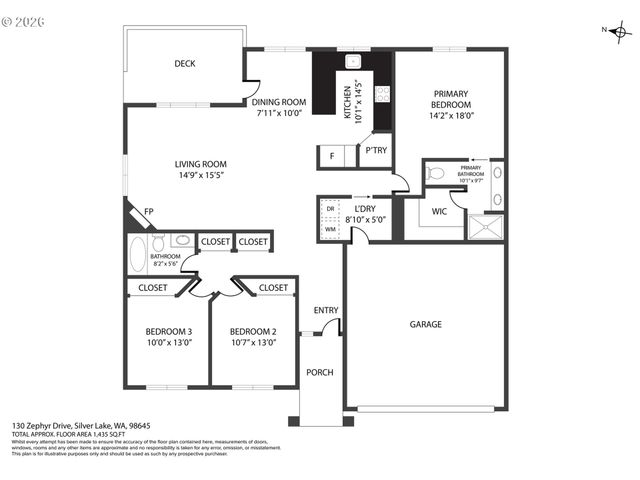 130 ZEPHYR Dr, Silver Lake, WA 98645