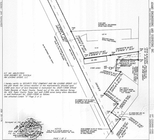 4518 US HWY 83, Tuscola, TX 79562