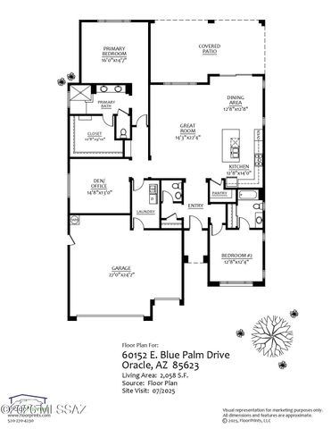 60152 E Blue Palm Drive, Oracle, AZ 85623