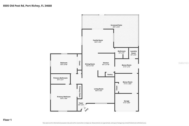 8505 OLD POST ROAD, Port Richey, FL 34668