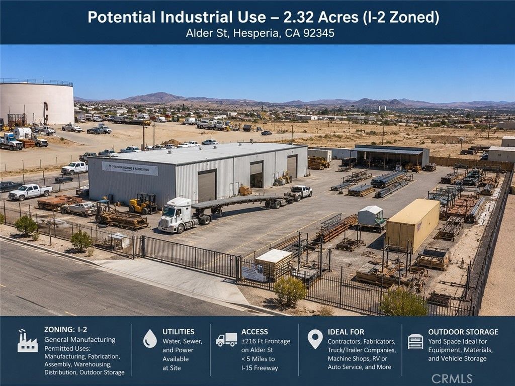 Image 1 of property listing at 0 Alder Street, Hesperia, CA 92345