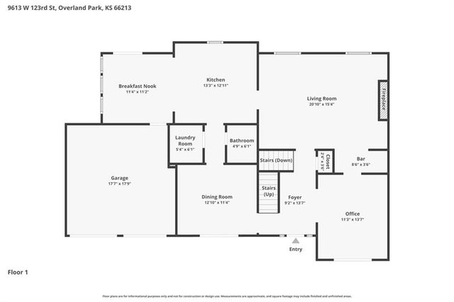 9613 W 123rd Street, Overland Park, KS 66213