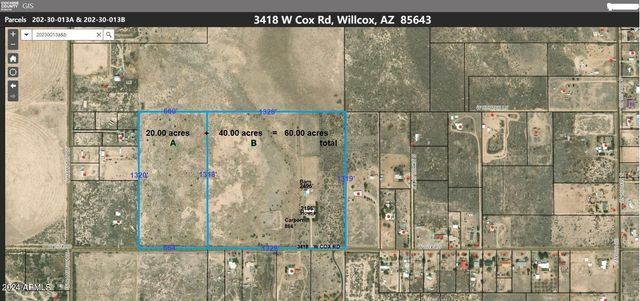 3418 W COX Road, Willcox, AZ 85643