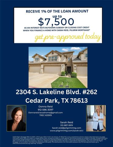 2304 S Lakeline BLVD 262, Cedar Park, TX 78613