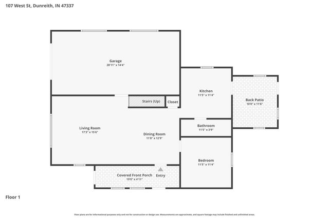 107 West Street, Dunreith, IN 47337