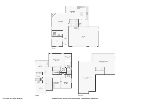676 Lambert DRIVE, Slinger, WI 53086
