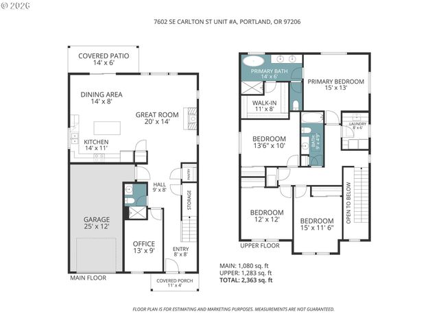 7602 Se CARLTON St A, Portland, OR 97206