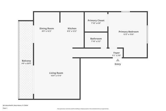 581 Mansfield N, Boca Raton, FL 33434