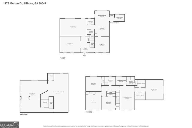 1172 Melton Drive SW, Lilburn, GA 30047