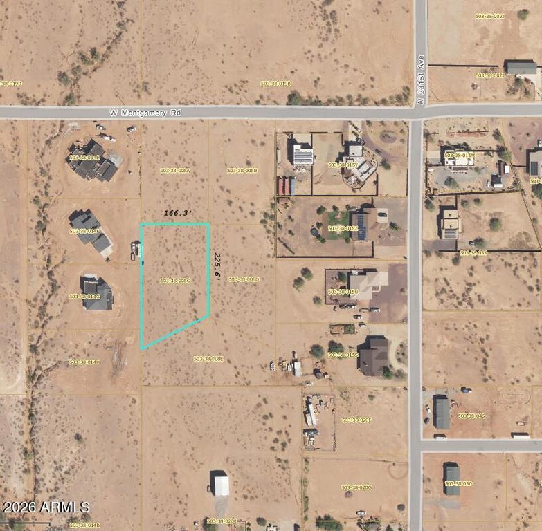 231XX W Montgomery 503-38-008C Road c, Wittmann, AZ 85361 — exterior