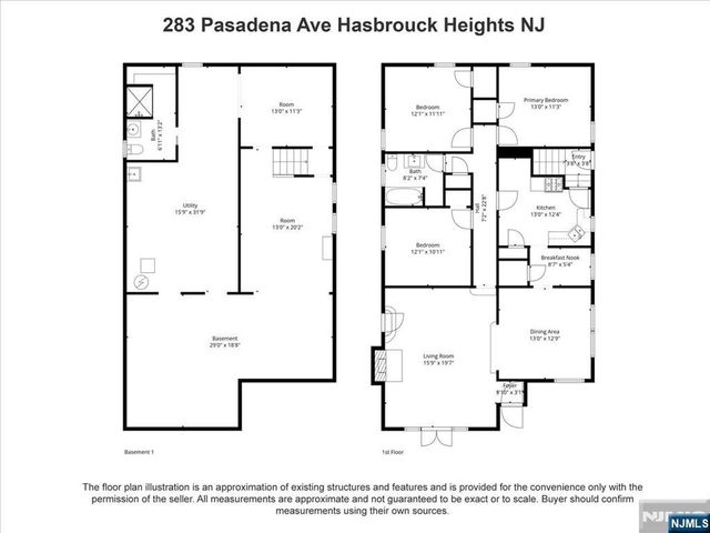 283 Pasadena Avenue, Hasbrouck Heights, NJ 07604