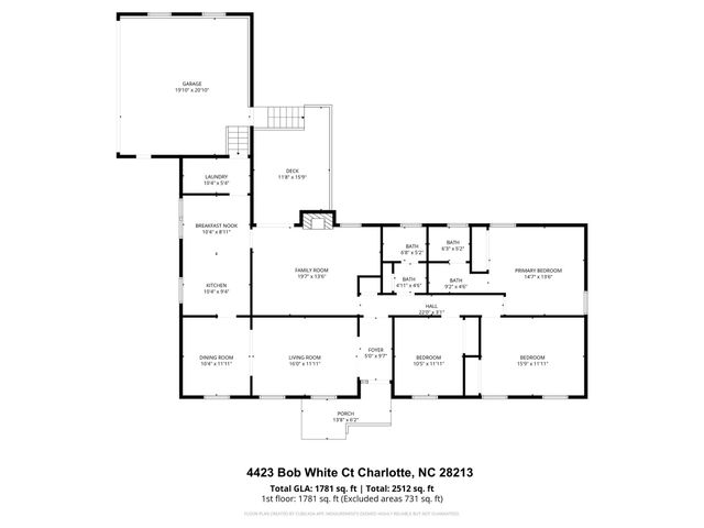 4423 Bob White Court, Charlotte, NC 28213