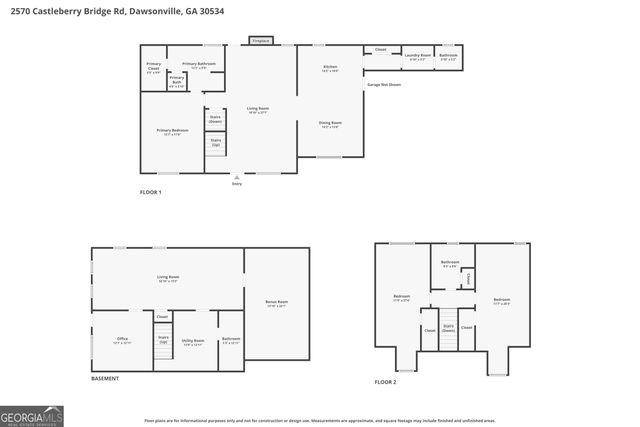 2570 Castleberry Bridge Road, Dawsonville, GA 30534