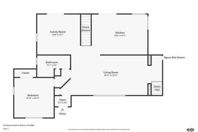 517 Bellevue Blvd Boulevard N, Bellevue, NE 68005