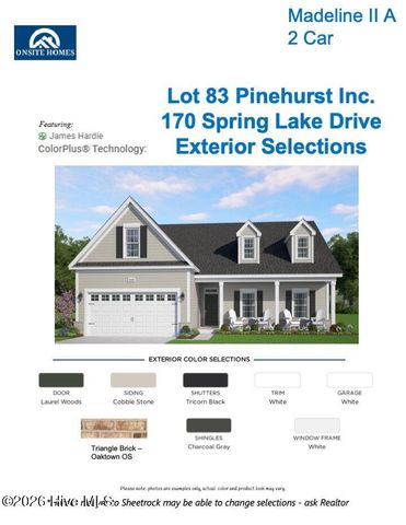 170 Spring Lake Drive, Pinehurst, NC 28374