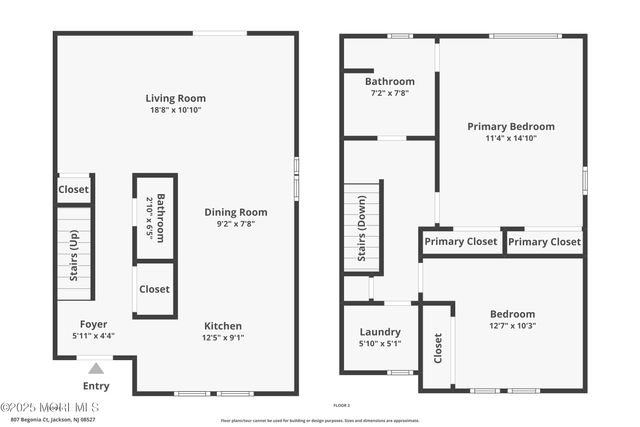 807 Begonia Court, Jackson, NJ 08527