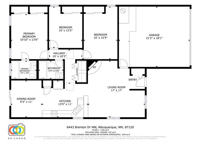 6443 Brenton Drive NW, Albuquerque, NM 87120