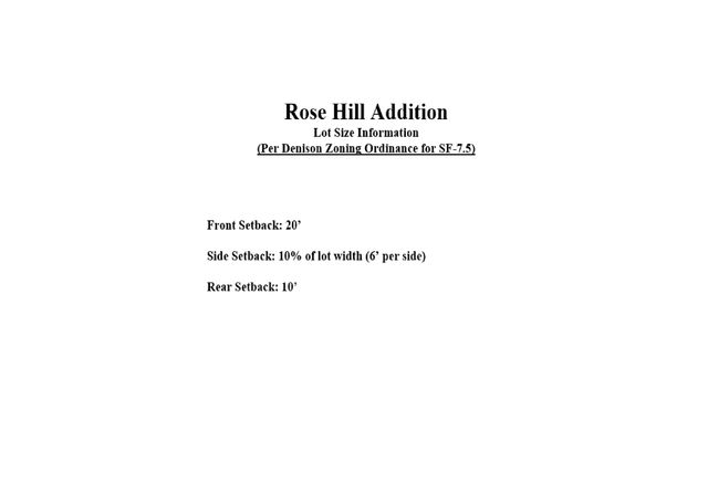 3899 Rose Hill Court, Denison, TX 75020