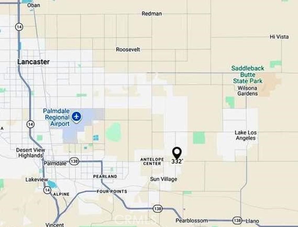 Image 1 of property listing at 12 Palmdale & 110th - APN 3049-010-012, Sun Village, CA 93543