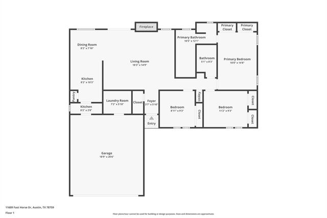 11609 Fast Horse DR, Austin, TX 78759