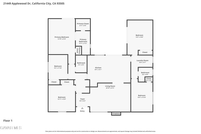 21449 Applewood Drive, California City, CA 93505