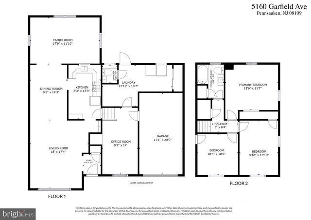 5160 GARFIELD AVE, Pennsauken, NJ 08109