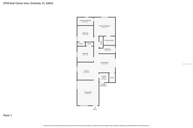 9703 RED CLOVER AVENUE, Orlando, FL 32824