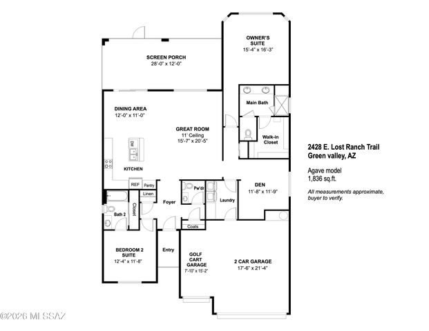 2428 E Lost Ranch Trail, Green Valley, AZ 85614