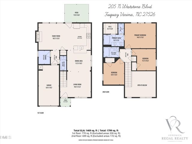 205 N Weststone Boulevard, Fuquay Varina, NC 27526