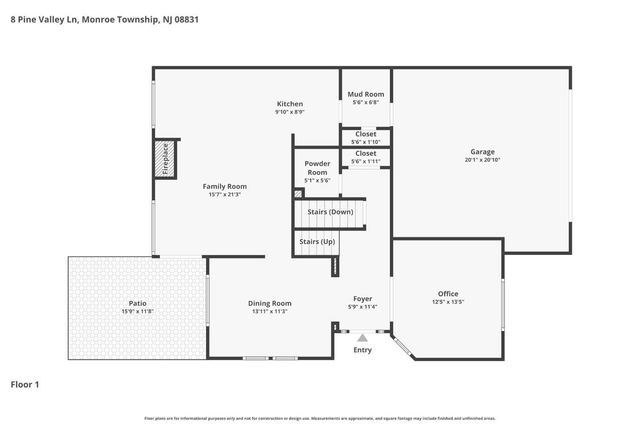 8 Pine Valley Lane, Monroe, NJ 08831