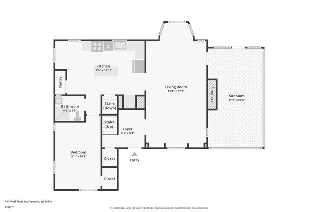 417 WOLF RIVER DRIVE, Fremont, WI 54940