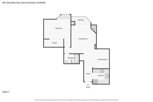 601 Van Ness Avenue 1112, San Francisco, CA 94102