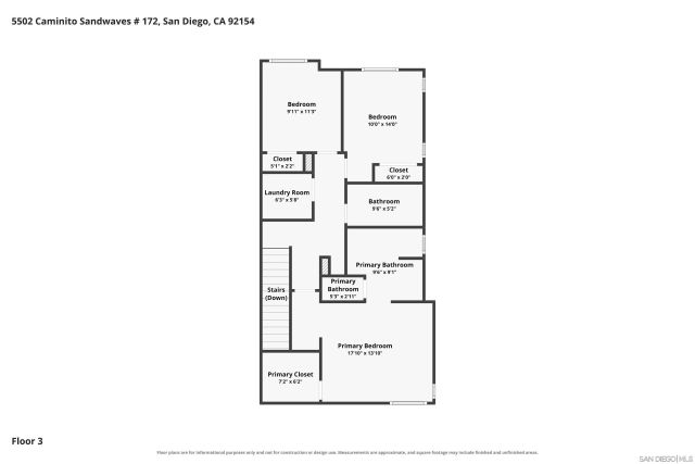 5502 Caminito Sandwaves 172, San Diego, CA 92154