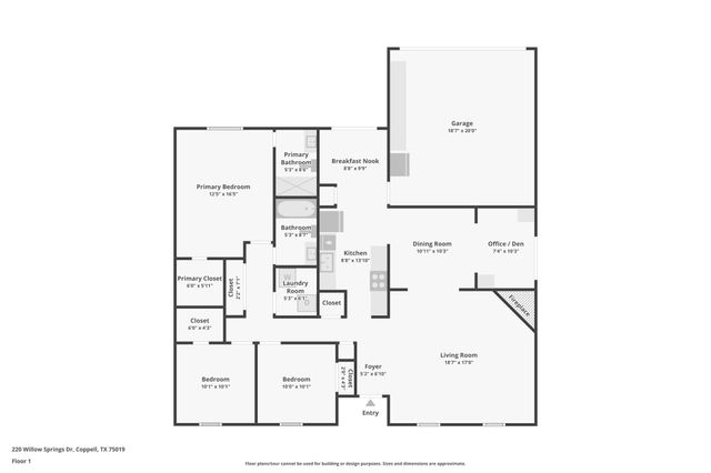 220 Willow Springs Drive, Coppell, TX 75019