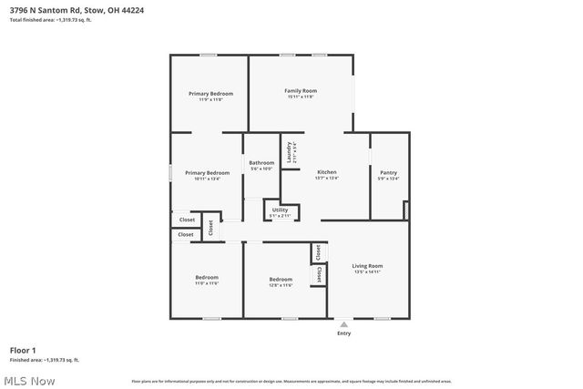3796 Santom Road N, Stow, OH 44224