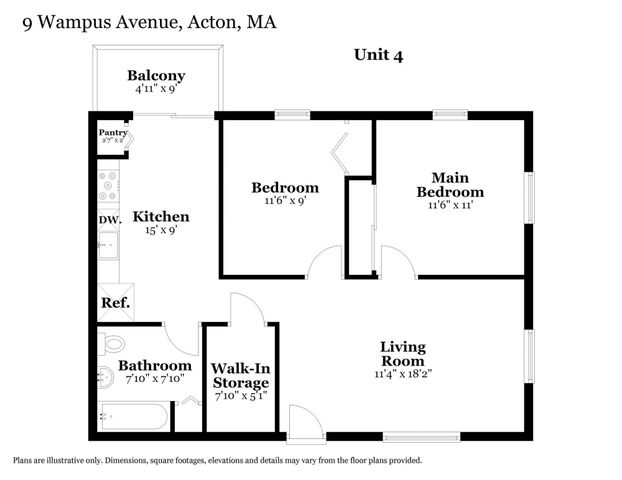 9 Wampus Ave 4, Acton, MA 01720
