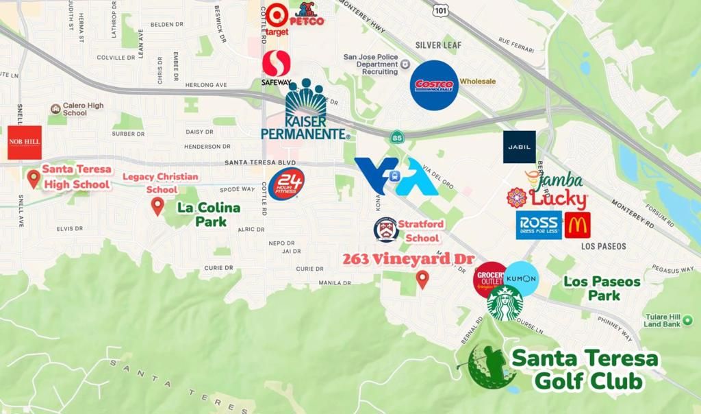 Image 56 of property listing at 263 Vineyard Dr, San Jose, CA 95119