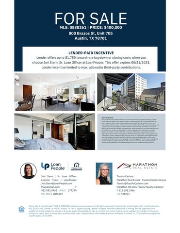 800 Brazos ST 705, Austin, TX 78701