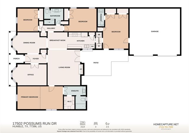 17502 Possums Run Drive, Humble, TX 77396